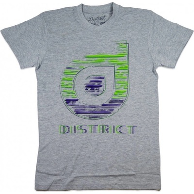 tričko DISTRICT Supply Co Sketch| GREY