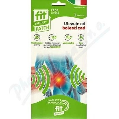 FIT Therapy Patch náplasti záda 3 ks