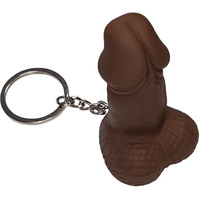 Ключодържател пенис с игрив дизайн - Penis Shaped Keychain Brown (D-242402)