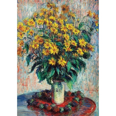Art Claude Monet Květy topinamburu 1000 dílků
