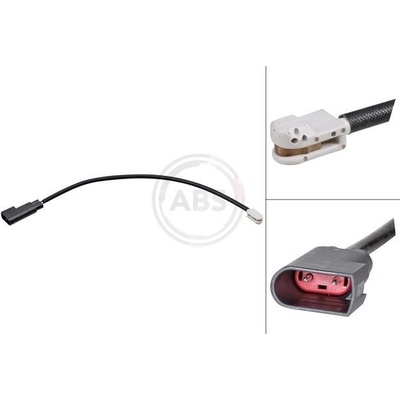 Výstražný kontakt, opotrebenie brzdového obloženia A.B.S. 39770