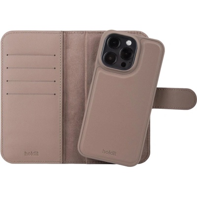 Holdit Калъф Holdit - MagnetPlus, iPhone 15 Pro, кафяв (7330985160141)