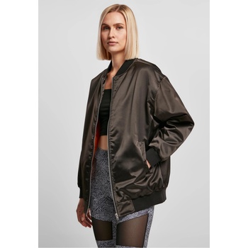 Urban Classics Дамско Бомбър ЯкеLadies Oversized Satin Bomber Jacket black XXLUB-TB4745-00007 - Камуфлаж, размер XS