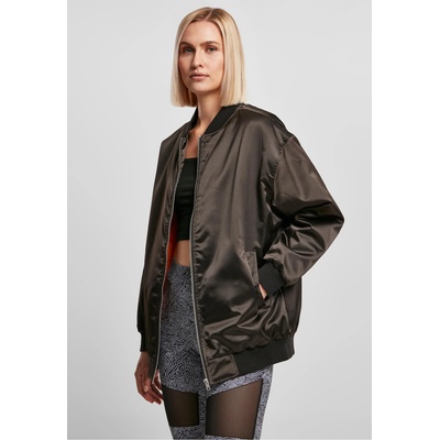 Urban Classics Дамско Бомбър ЯкеLadies Oversized Satin Bomber Jacket black XXLUB-TB4745-00007 - Камуфлаж, размер XS