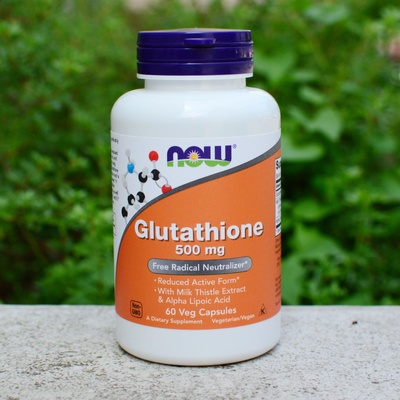 Now Foods Glutathione 500 mg 60 rostlinných kapsúl