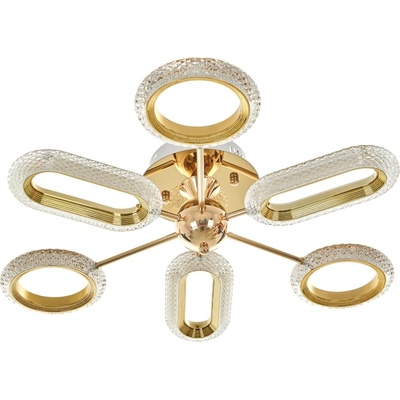 ELBULGARIA LED плафон Elbulgaria - Excalibur, 2784-6gd, 90W, IP20, златист (2784-6gd)