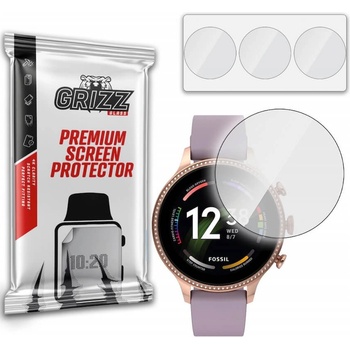 GrizzGlass Универсално хибридно защитно покритие за дисплея на часовници с диаметър на дисплея до 35 мм (3 броя) - GrizzGlass Hydrogel Screen Protector Set 35 mm (прозрачен) (GRZ3422)
