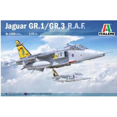 Italeri Model Kit letadlo 1459 Sepecat JAGUAR GR.R.A.F.1:72 1:3