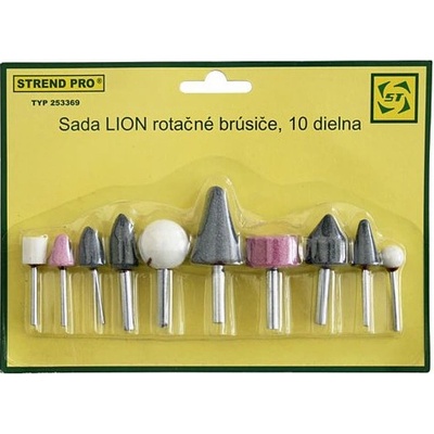 Sada brusných hrotů a tělísek TES 10 ks