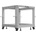Lanberg open rack 19" 9U 600x600-1100 adjustable, grey (OR01-6109-S)