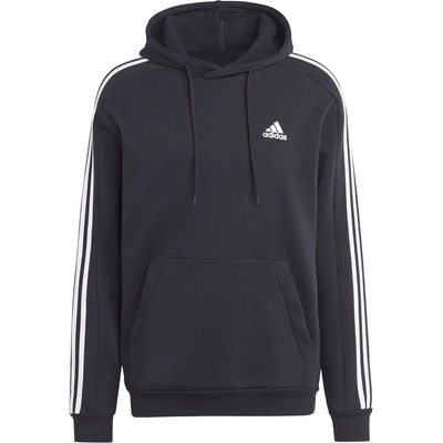 Adidas Мъжки суичър Adidas Essentials Fleece 3-Stripes Hoodie Mens - Black/White