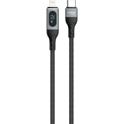 Dudao Кабел за бързо зареждане Dudao, USB Type C към Lightning, PD 20W, черен (L7MaxL) (L7MaxL)