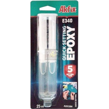AKFIX ЛЕПИЛО ЕПОКСИ E340-25ml. 5min AKFIX