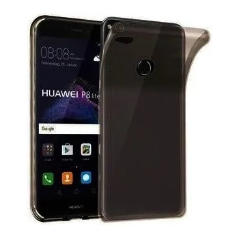 Huawei Ултра тънък силиконов гръб за Huawei Honor 8 Lite/P8Lite 2017/P9 Lite 2017, Черен/Прозрачен (3039)