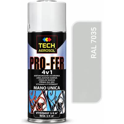 Pro-Tech Pro-Fer 4v1 Sprej na hrdzu 400 ml sivá svetlá