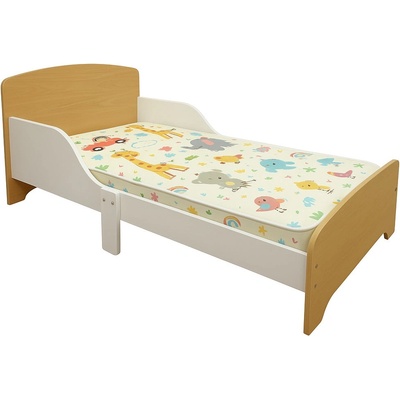 Ginger Home Детско дървено легло със защита и подматрачна рамка Ginger Home - 140 x 70 cm (TF11170)