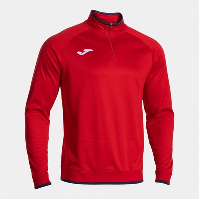 Joma Combi Premium mikina 1/2 zip dětská červená tmavě modrá