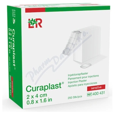Curaplast poinjekční sensitive 2x4cm 250 ks