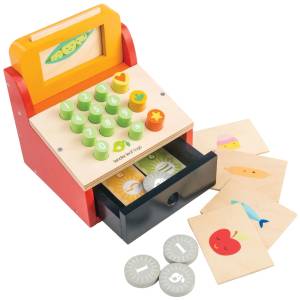 Tender Leaf Дървен игрален комплект Tender Leaf Toys - Касов апарат (TL8252) - baby
