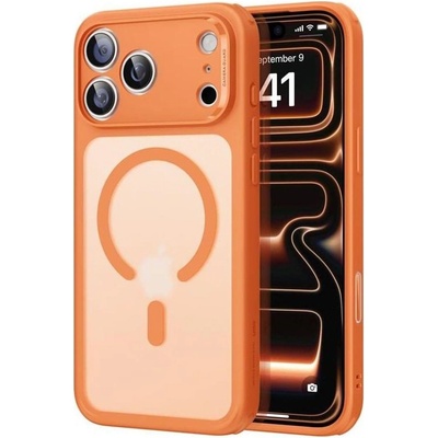 ESR Magsafe Калъф за iPhone 17 Pro Max, ESR Classic Hybrid Frosted Magnetic Case, Оранжев (4894240291627)