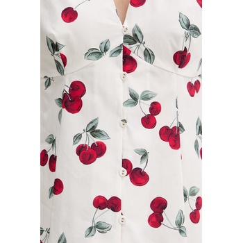 TWINSET рокля с висока талия от памук (261TT2592)