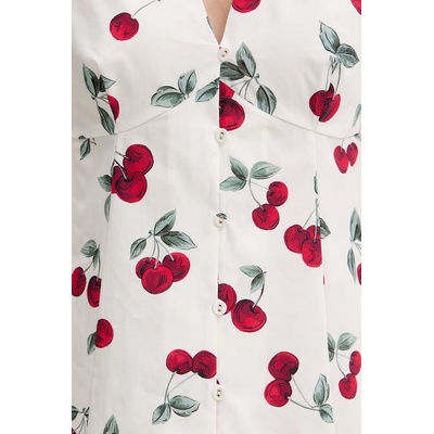 TWINSET рокля с висока талия от памук (261TT2592)