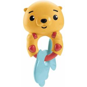 Mattel Бебешка дрънкалка Fisher Price - Видра (HJW11)