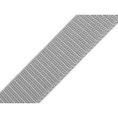 Pro Háčkování Popruh polypropylénový 3 cm světle šedý