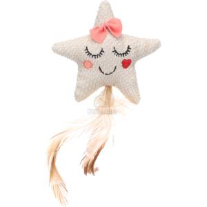 Flamingo Lovu текстилни играчки за котки - с различни шарки Звезда