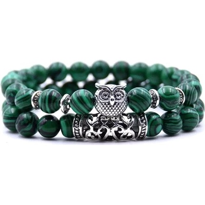 Gaira náramek Sova 3349 Malachit