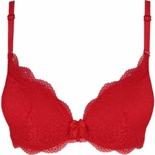 Petunie push-up podprsenka sexy krajka B700 červená