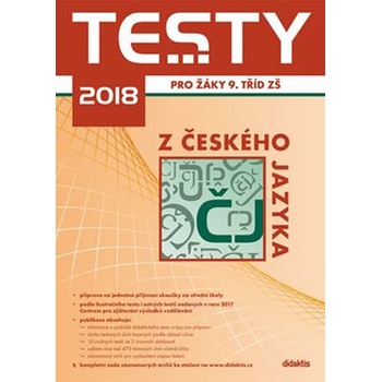 Testy 2018 z českého jazyka pro žáky 9. tříd ZŠ