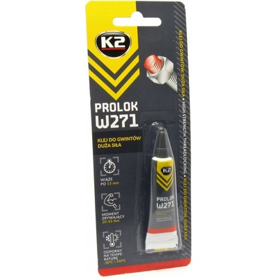 K2 PROLOK HIGH Fixátor šroubových spojů 6 g červený