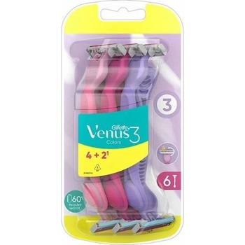 Gillette Venus 3 Colors 6 ks