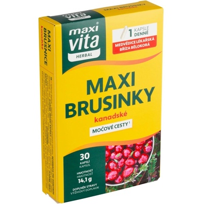 Maxi Vita Herbal Maxi brusín 30 kapsúl