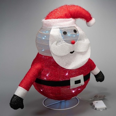 shumee Vianočná dekorácia Santa Claus 30 LED 58 cm