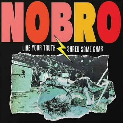 NOBRO - Live Your Truth Shred Some Gnar & Sick Hustle Clear Blue (LP) (5060853701009)