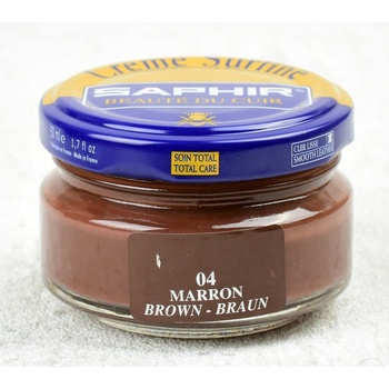 Saphir Krém na topánky 50ml Hnědá