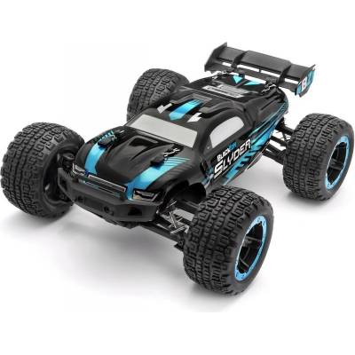 Тръги синя кола с дистанционно управление HPI BlackZon Slyder ST Stadium Truck 1/16 RTR Blue HPI540105 (HPI540105)