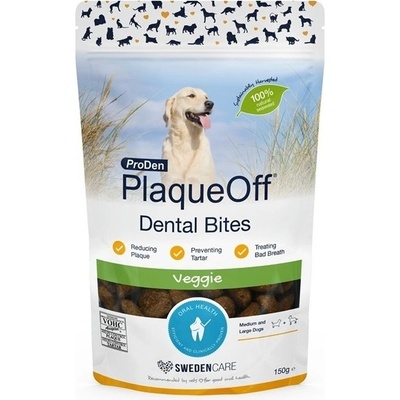 ProDen PlaqueOff Dental pamlsky pre psov 150 g