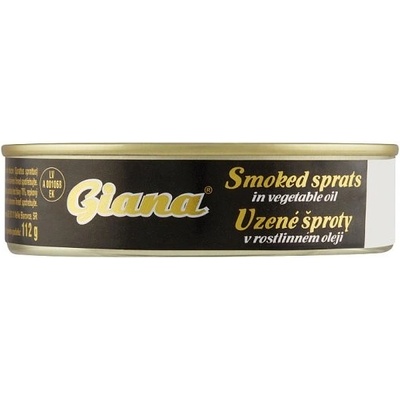 Giana Údené šproty v rastlinnom oleji 160 g