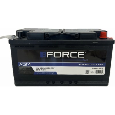 ECO FORCE AGM 12V 95Ah 850A E019AGM