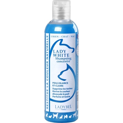 Ladybel France Šampón pre svetlú srsť Lady White 200 ml