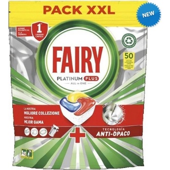Fairy Platinum Lemon gélové kapsule do umývačky riadu 50 ks