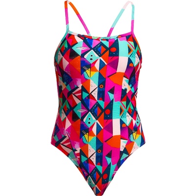 Funkita Дамски бански костюм Funkita Women's Single Strap One Piece Swimsuit - Art Dropout - размер 42 (EU) (150-5660-1516)