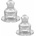 NIP Силиконови биберони NIP - Anti-colic vent, flow M, 6 м+, 2 броя (4000821330078)