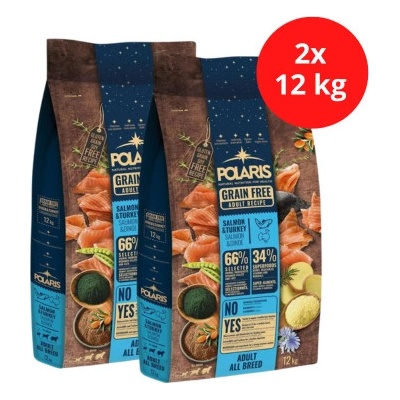 POLARIS GF Adult Salmon & Turkey 2 x 12 kg