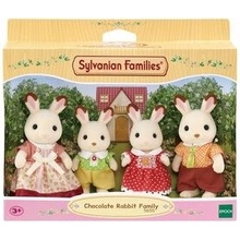 Sylvanian family Rodina ´´chocolate´´ králikov nová