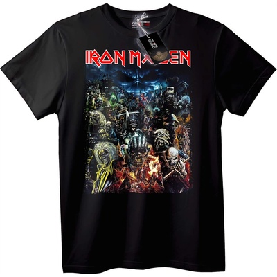 NOONEBRAND Тениска Iron Maiden Група - 2XL, Black