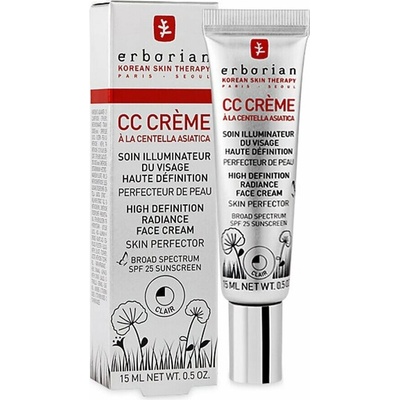 Erborian CC Crème Centella Asiatica rozjasňující krém SPF25 Clair 15 ml – Zboží Dáma